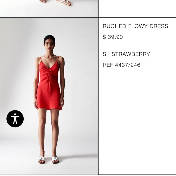 Zara - mini dress - size S - never worn with tags - Picture 3 of 3